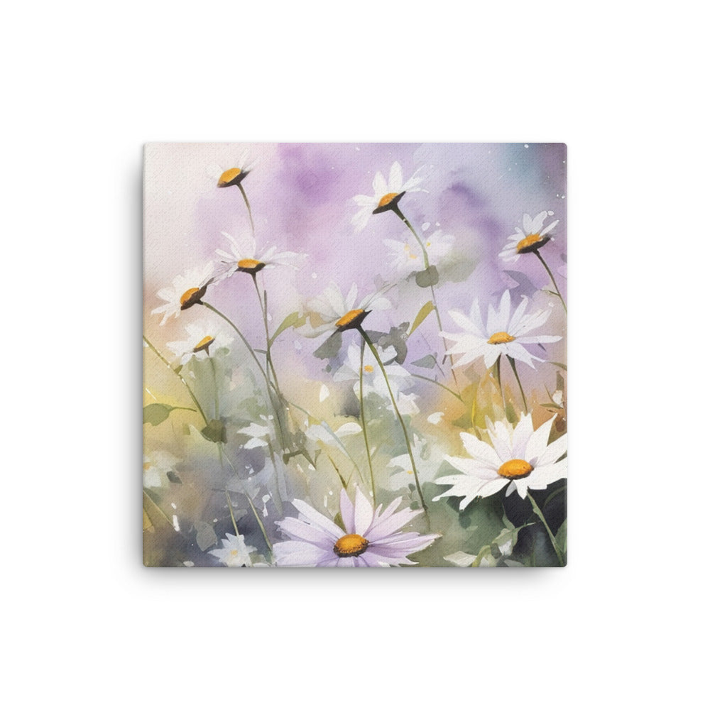 Daisies in Dreamy Pastels canvas - Posterfy.AI