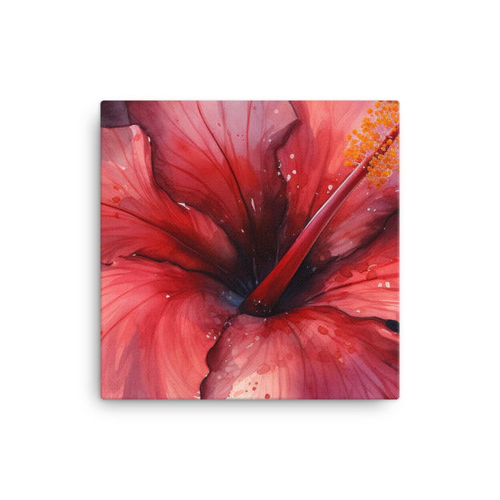 Magnificence of Hibiscus canvas - Posterfy.AI