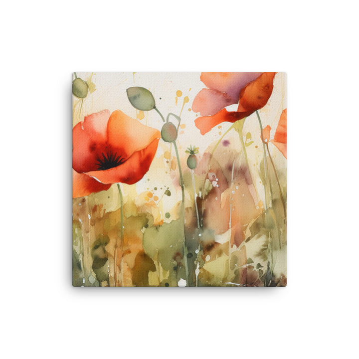 Symbolism of Poppies canvas - Posterfy.AI