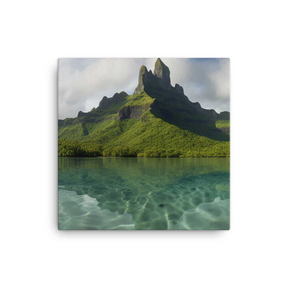 Majestic Mount Otemanu canvas - Posterfy.AI
