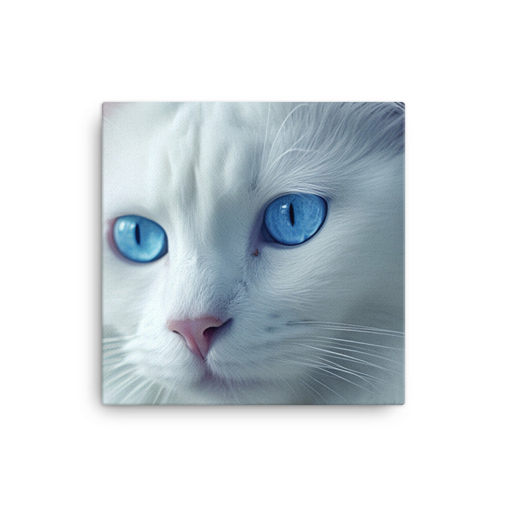 Turkish Angora Posing canvas - Posterfy.AI