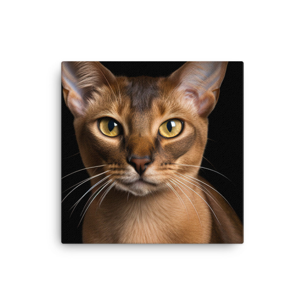 Sleek and Shiny Burmese canvas - Posterfy.AI