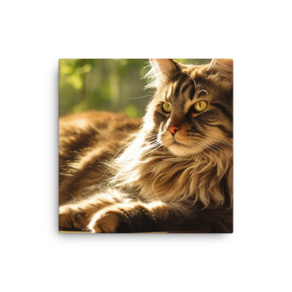 Magnificent Maine Coon canvas - Posterfy.AI