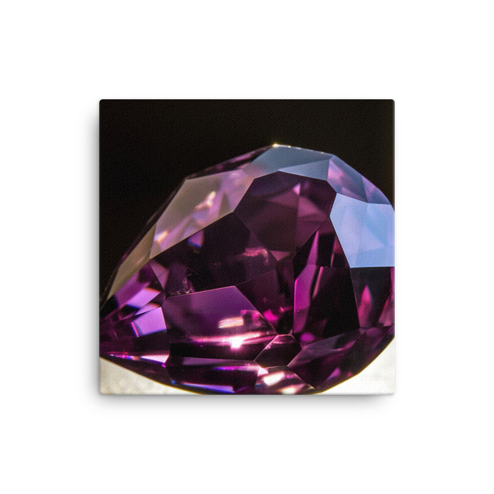 A regal purple diamond canvas - Posterfy.AI
