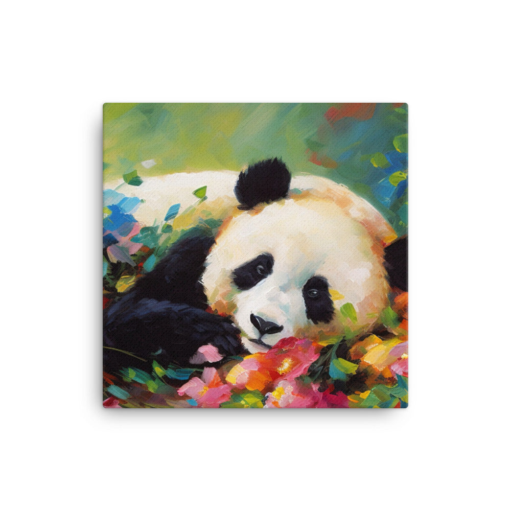 Panda Paradise canvas - Posterfy.AI
