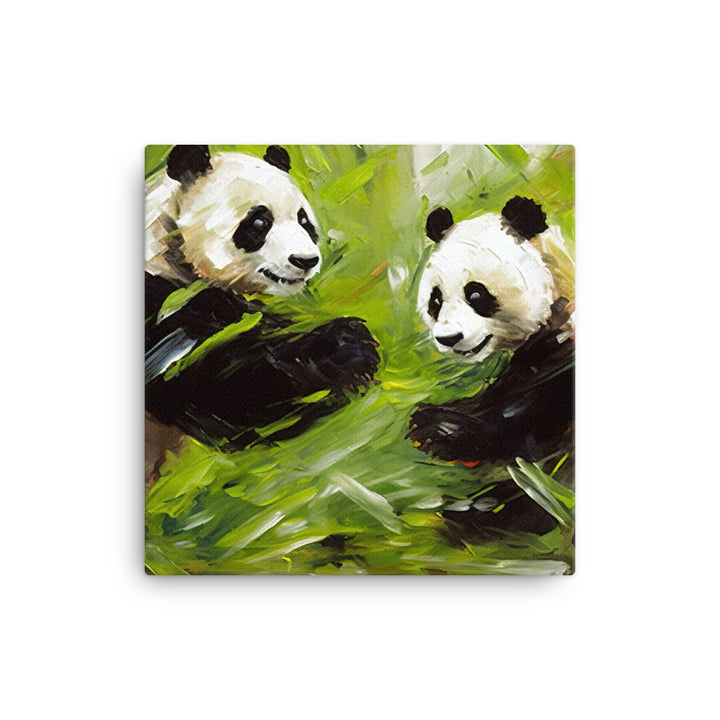 Panda Pals canvas - Posterfy.AI