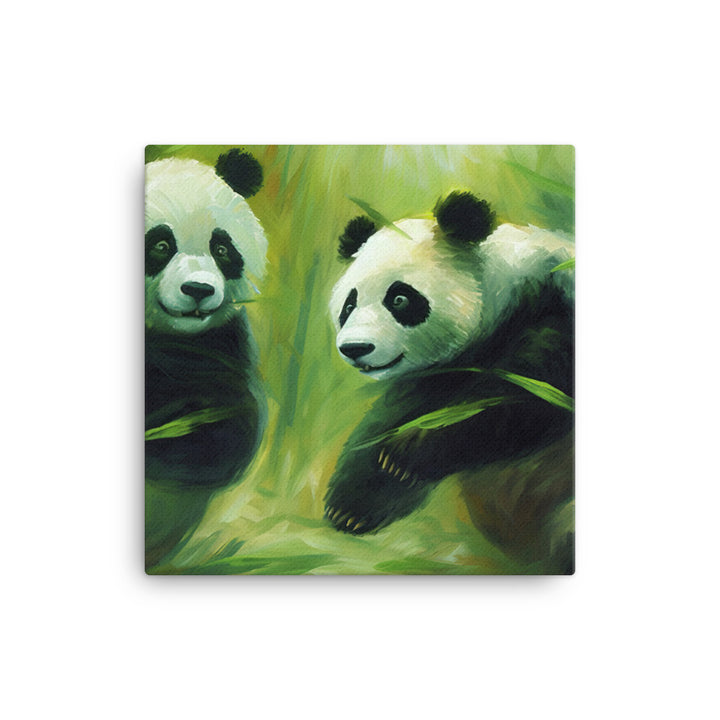 Panda Pals canvas - Posterfy.AI