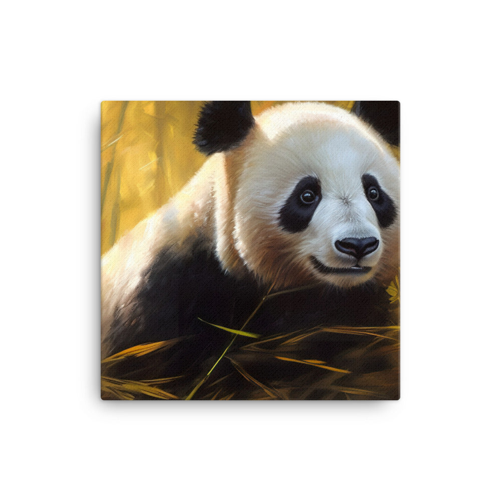 Majestic Panda canvas - Posterfy.AI