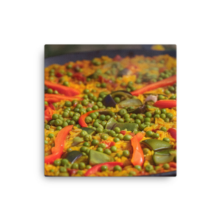 Vegetable Paella canvas - Posterfy.AI