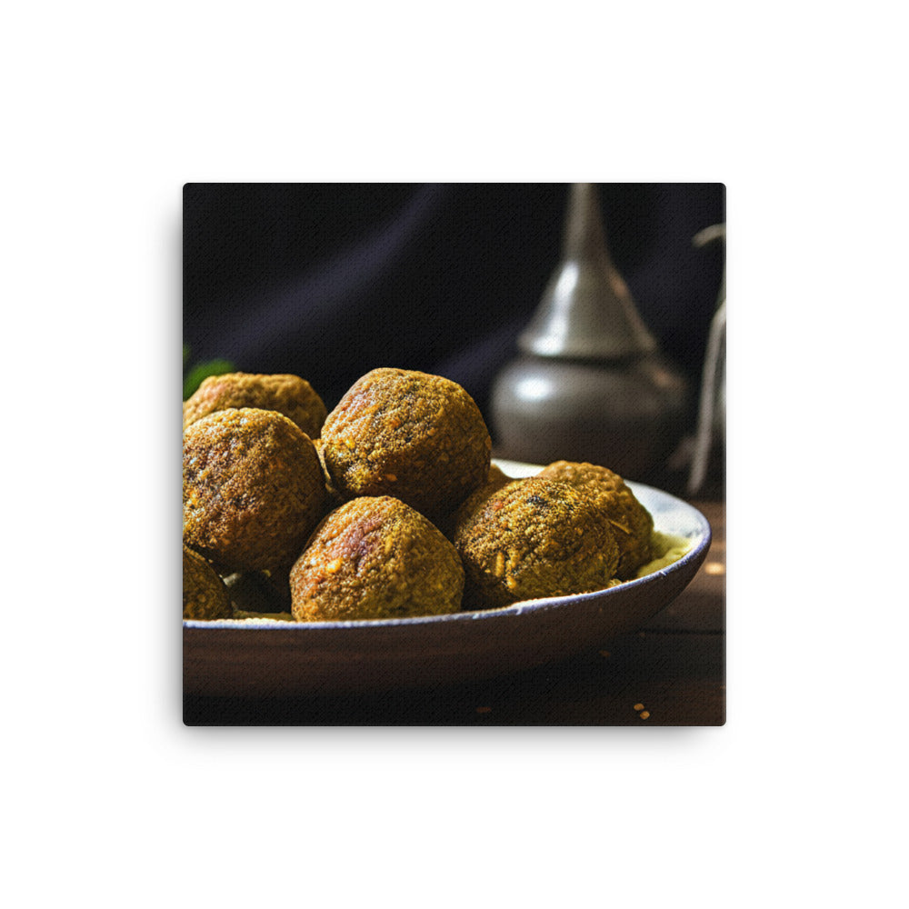 Traditional Falafel Recipe canvas - Posterfy.AI