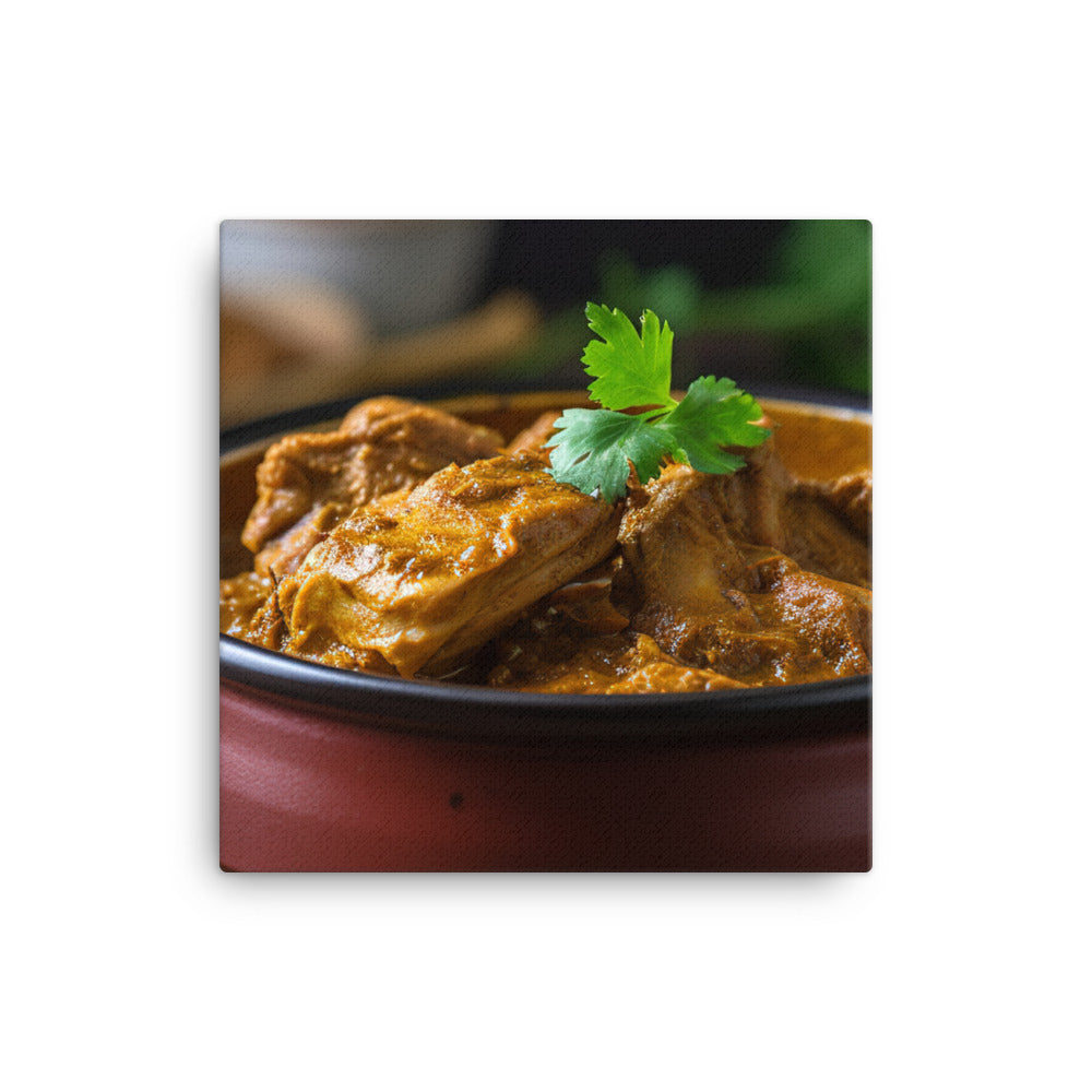 Spicy Chicken Curry canvas - Posterfy.AI