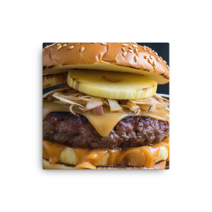 Hawaiian Burgers canvas - Posterfy.AI