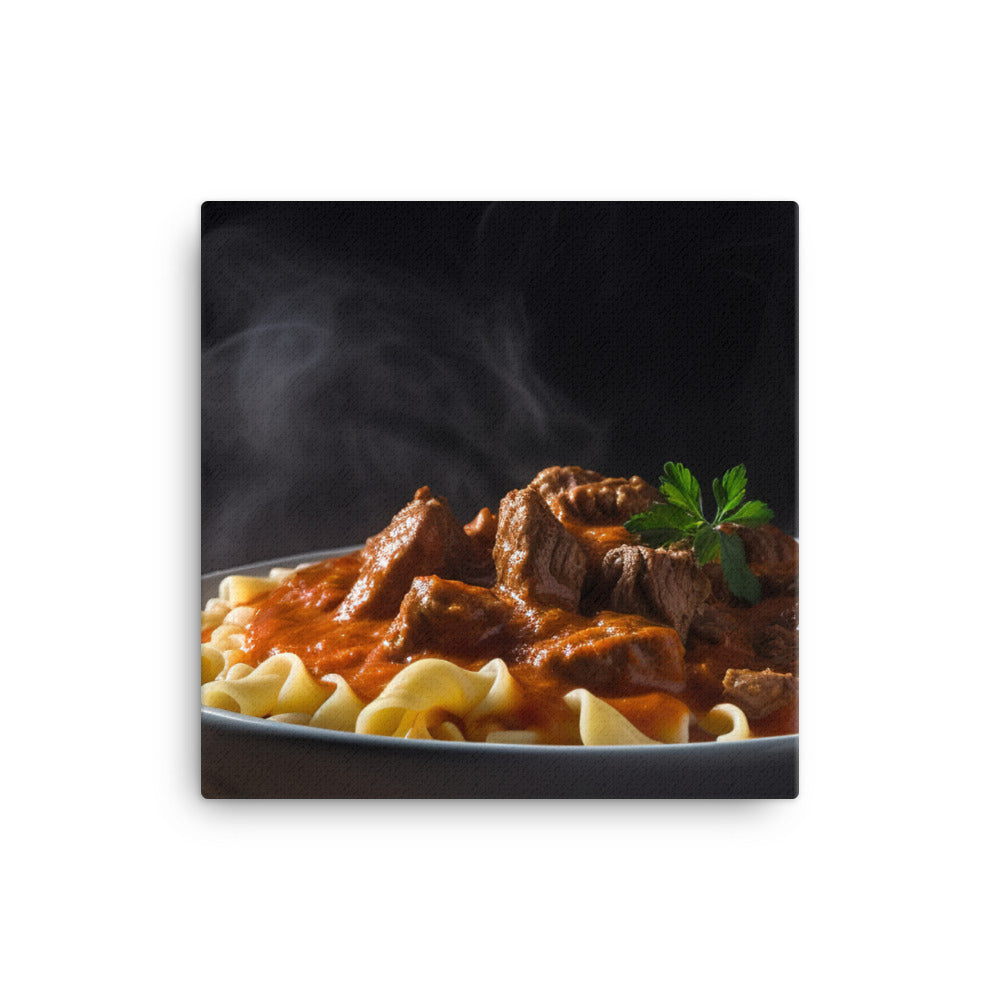 Goulash - A flavorful and comforting dish canvas - Posterfy.AI