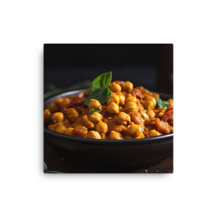 Chickpea Curry canvas - Posterfy.AI