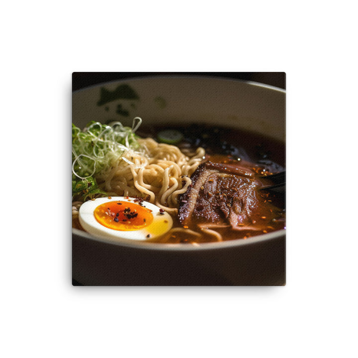 Beef Ramen canvas - Posterfy.AI