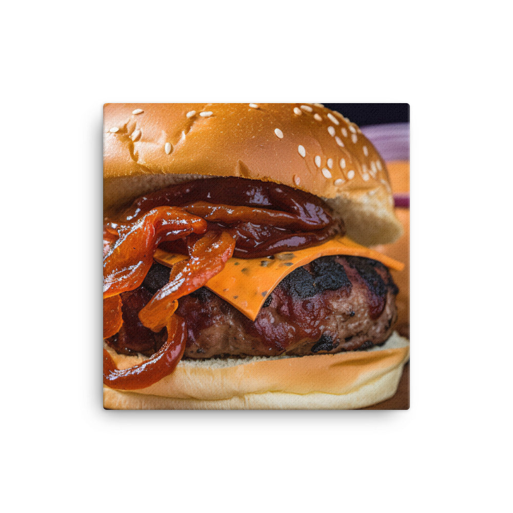 BBQ Burgers canvas - Posterfy.AI