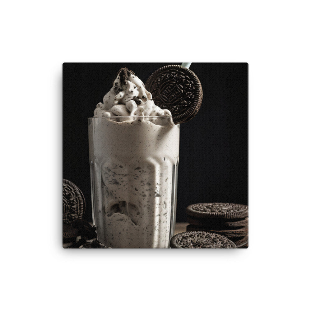 Cookies and cream Milkshake canvas - Posterfy.AI