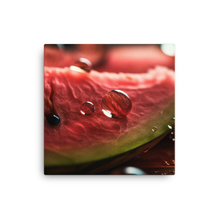 Watermelon slices canvas - Posterfy.AI