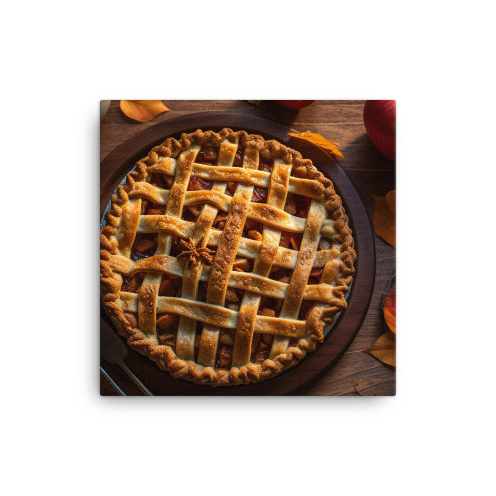 Autumn Apple Pie canvas - Posterfy.AI