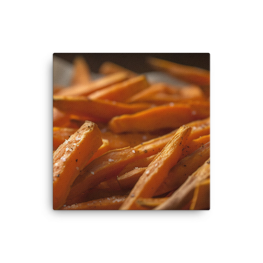 Sweet Potato Fries canvas - Posterfy.AI