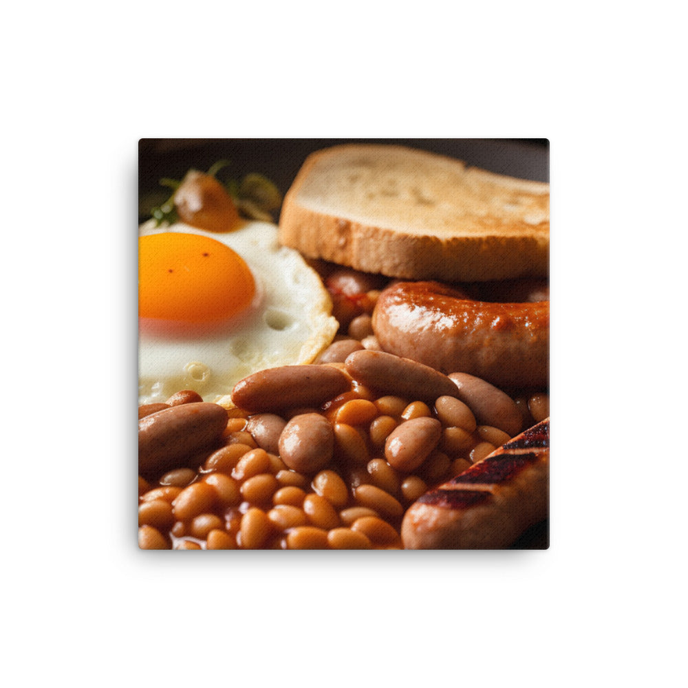 English Breakfast canvas - Posterfy.AI