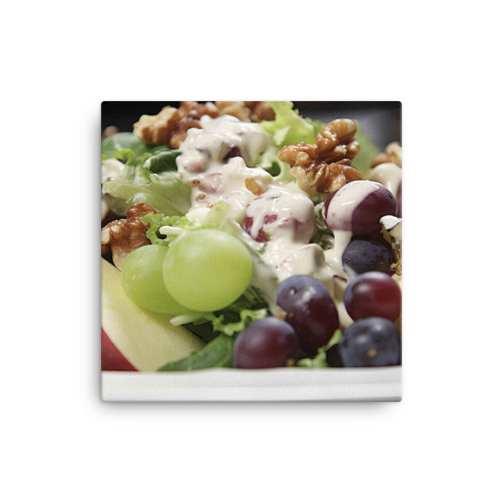 Crispy Waldorf Salad canvas - Posterfy.AI