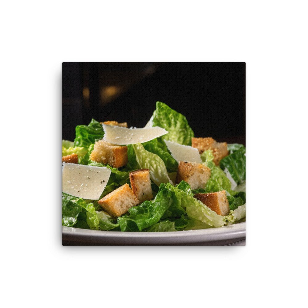 Classic Caesar Salad canvas - Posterfy.AI