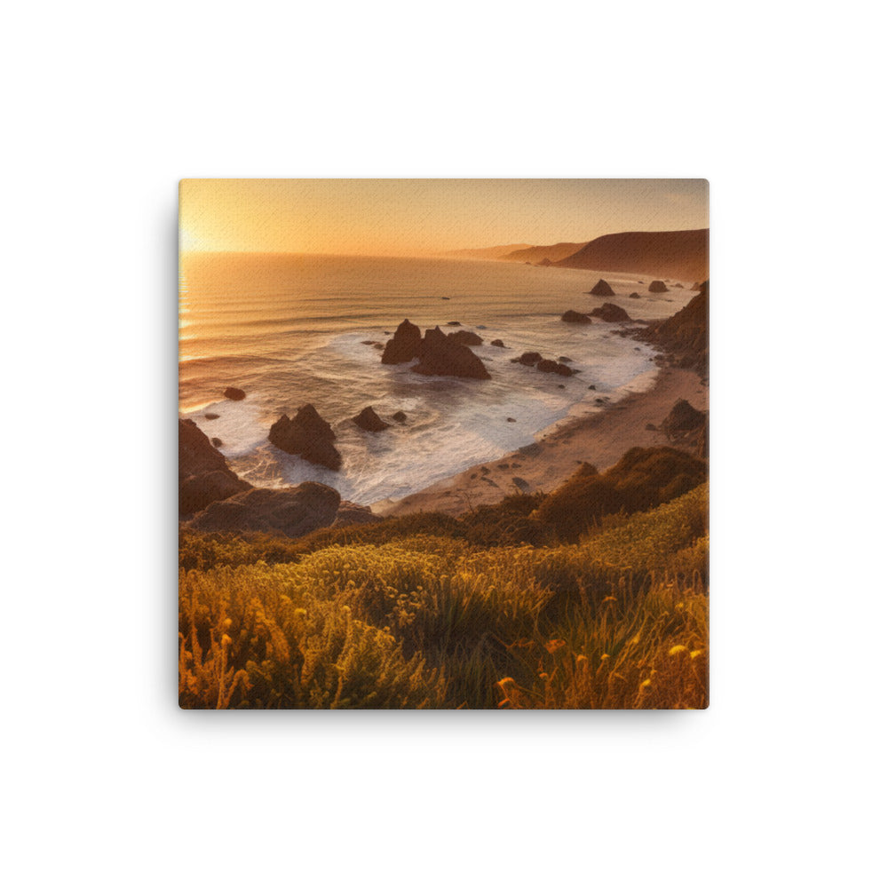 Warmth and Glow of Big Sur canvas - Posterfy.AI