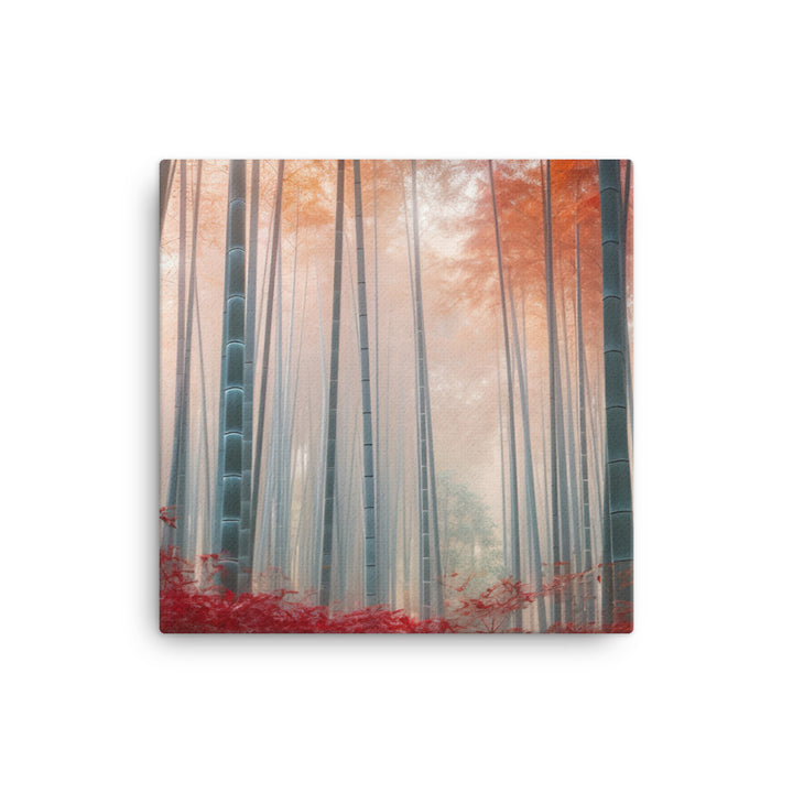 Seasonal Splendor in Arashiyama Bamboo Grove canvas - Posterfy.AI