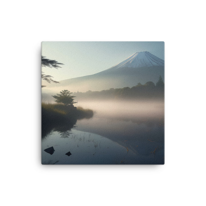 Misty Morning at Mount Fuji canvas - Posterfy.AI