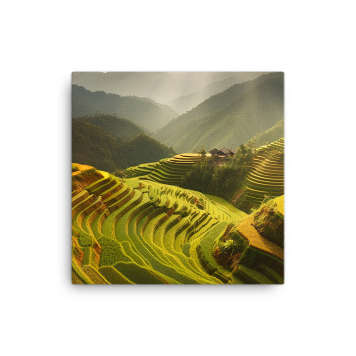 Beauty of Guilin Rice Terraces canvas - Posterfy.AI