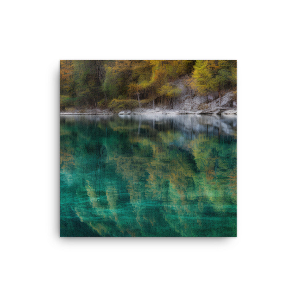 Jiuzhaigou Valleys Scenic Splendor canvas - Posterfy.AI