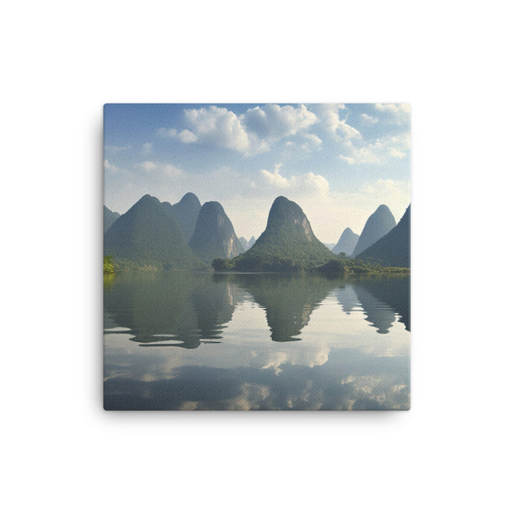 Li Rivers Karst Limestone Mountains canvas - Posterfy.AI