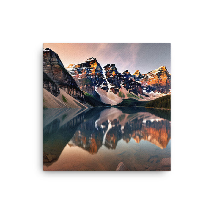 Majestic Beauty of Moraine Lake canvas - Posterfy.AI