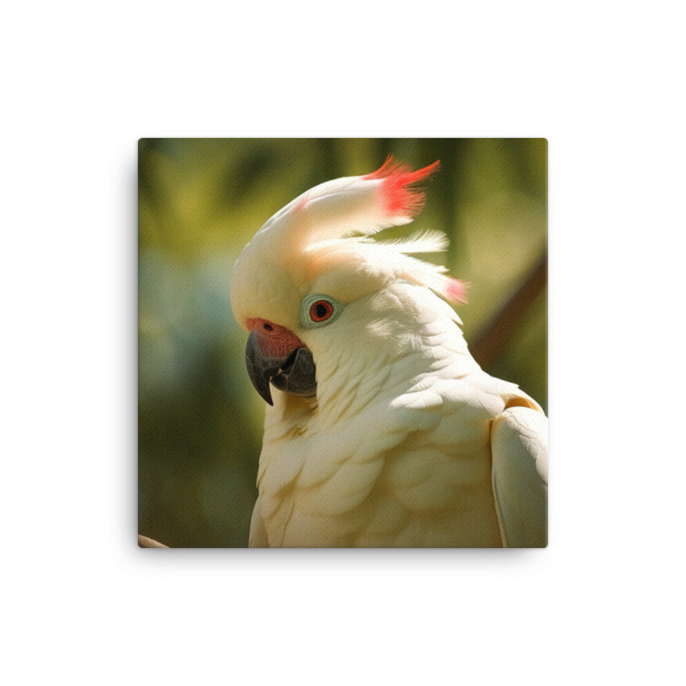 Moluccan Cockatoo Canvas - PosterfyAI.com