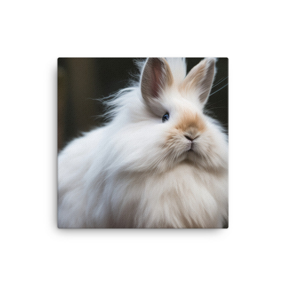 Lionhead Bunny Canvas - PosterfyAI.com