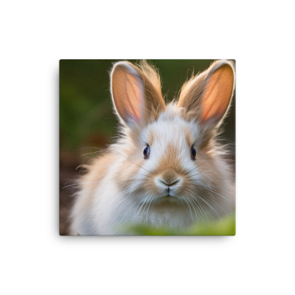 Lionhead Bunny Canvas - PosterfyAI.com