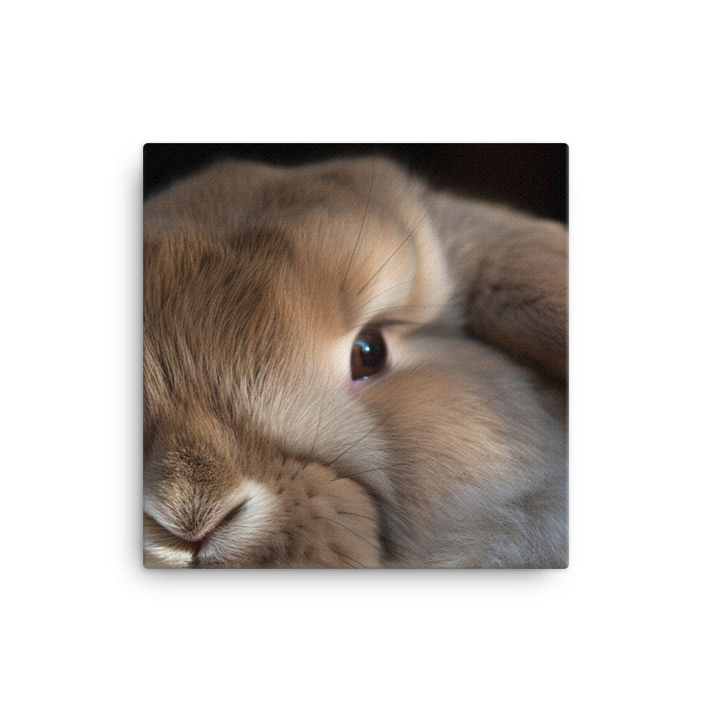 Holland Lop Canvas - PosterfyAI.com