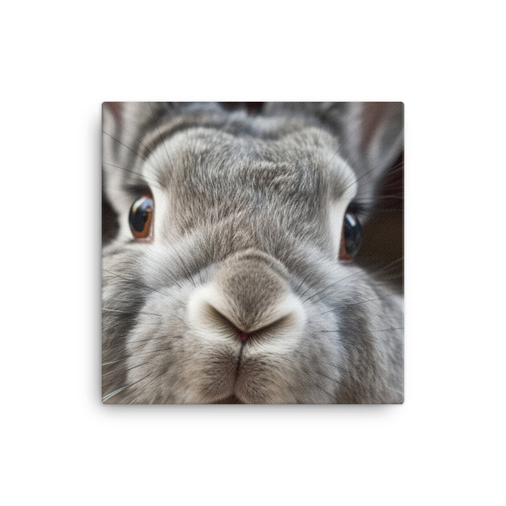 Flemish Giant Rabbits Canvas - PosterfyAI.com