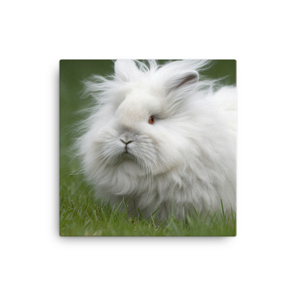 Fluffy Bunny Canvas - PosterfyAI.com