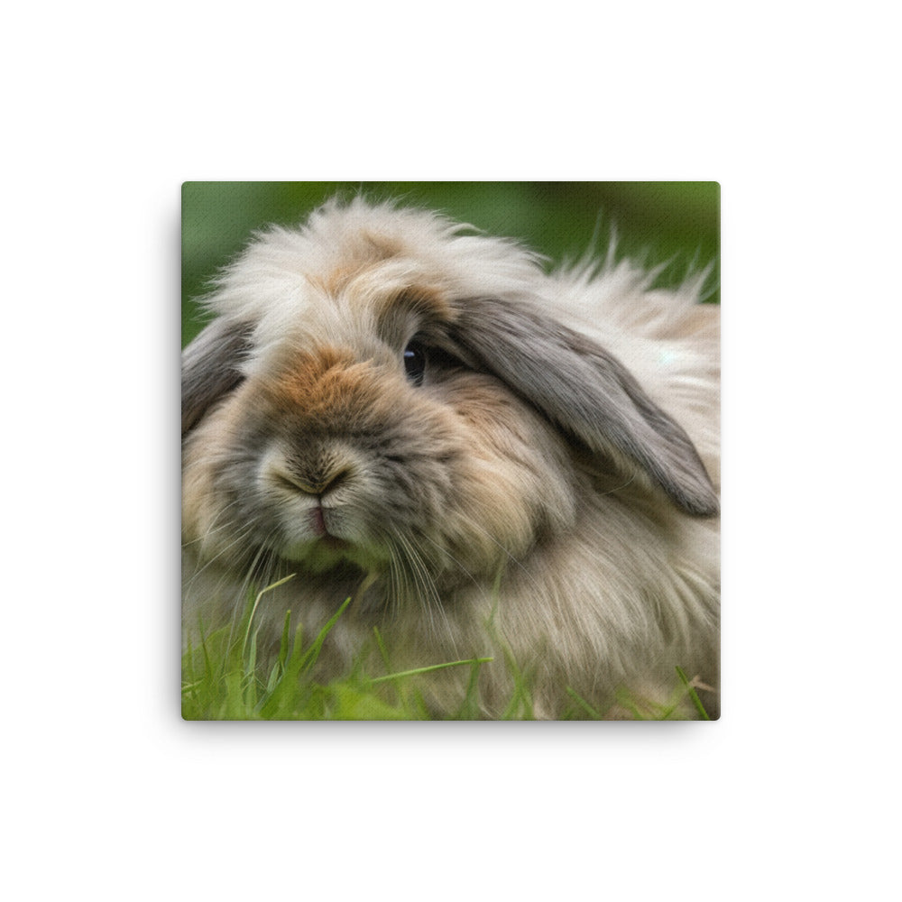 Fluffy American Fuzzy Lop Canvas - PosterfyAI.com