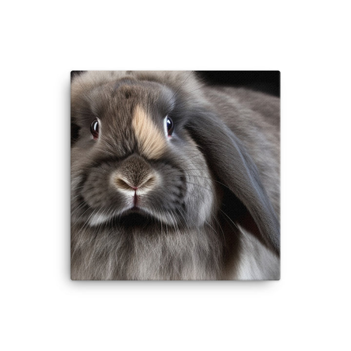 American Fuzzy Lop Portrait Canvas - PosterfyAI.com