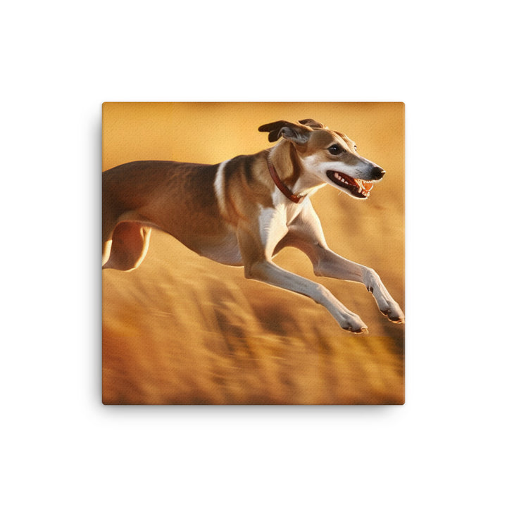 Graceful Greyhound canvas - Posterfy.AI