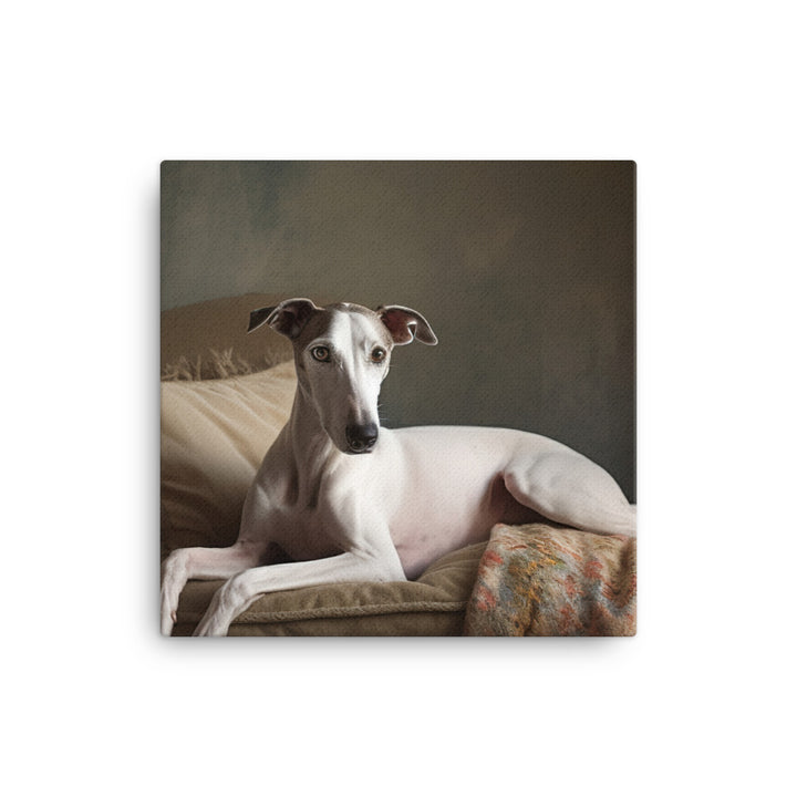 Whippet at Home canvas - Posterfy.AI