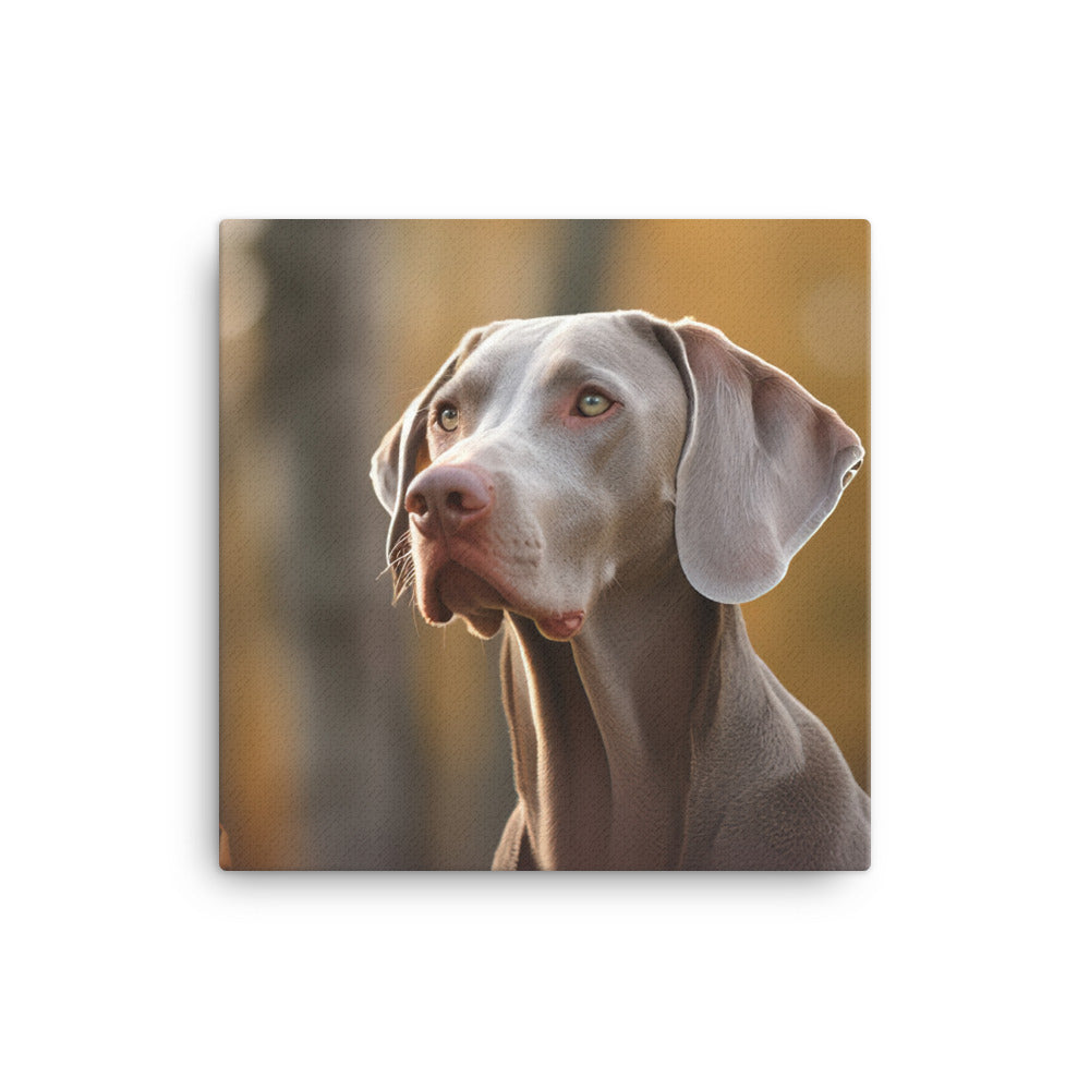 Weimaraner in Nature Canvas - PosterfyAI.com