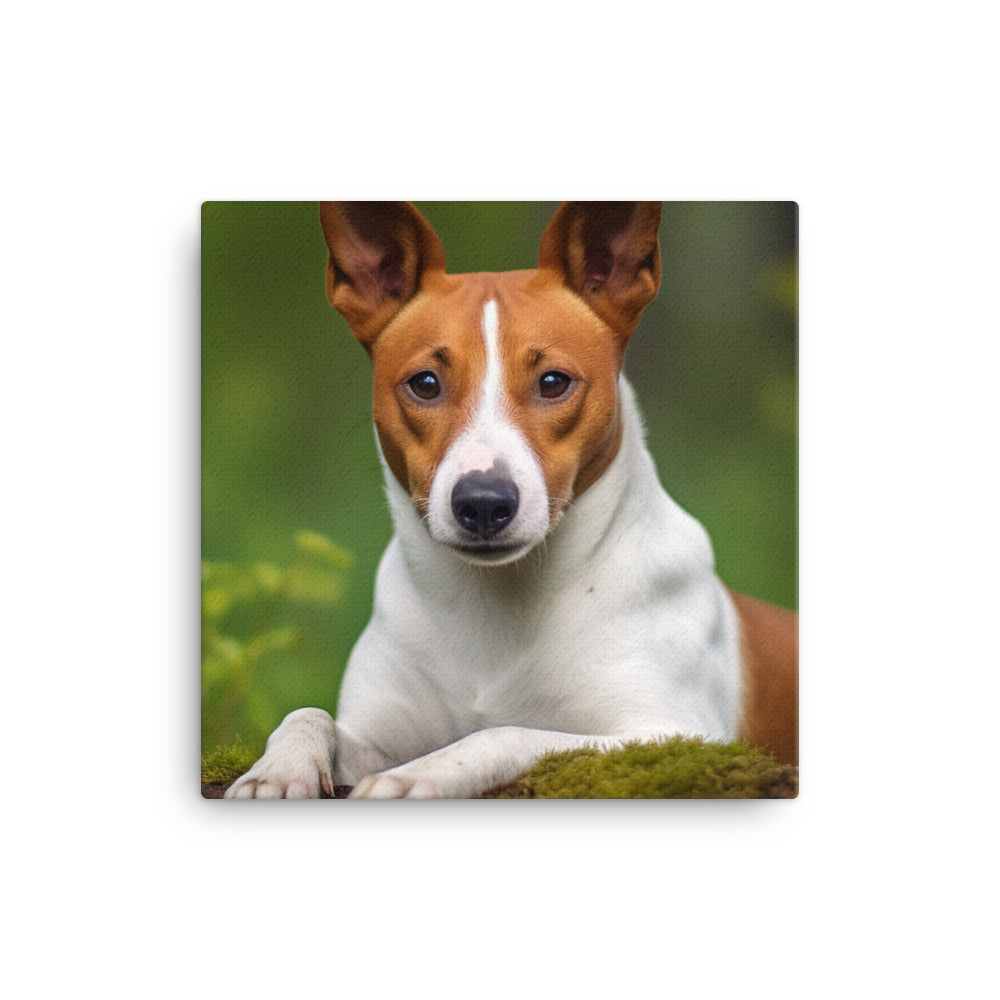 Relaxing Basenji Canvas - PosterfyAI.com