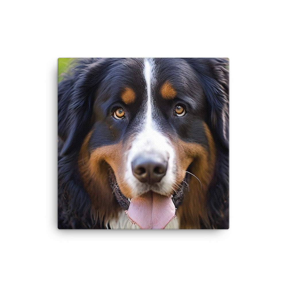 Regal Bernese Mountain Dog Canvas - PosterfyAI.com