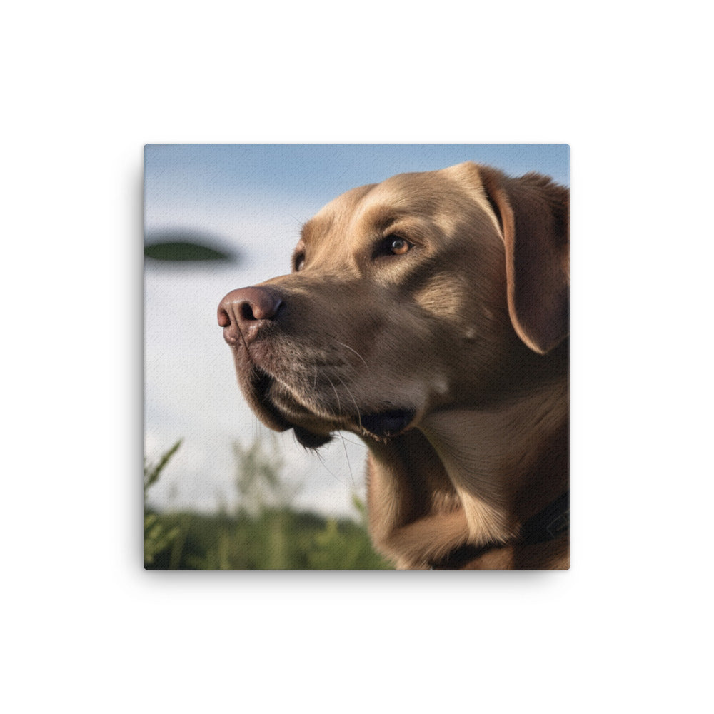 Weimaraner Canvas - PosterfyAI.com