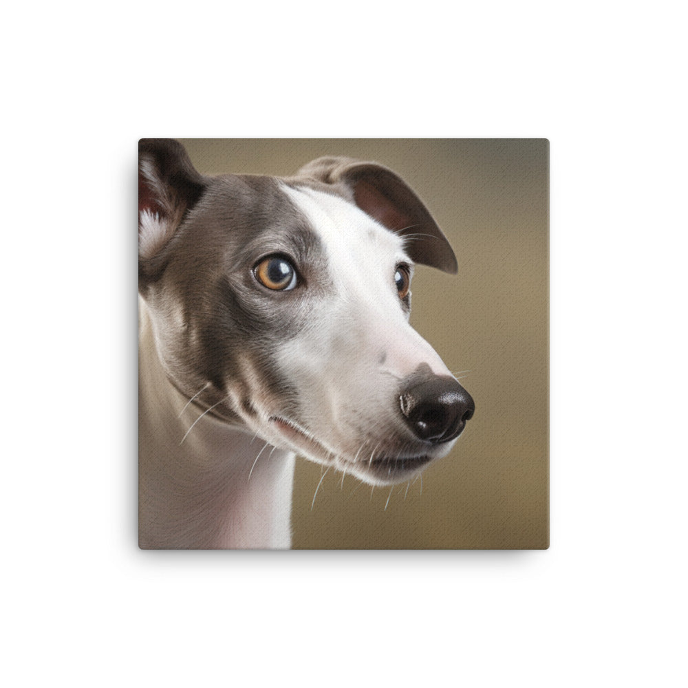 Graceful Whippet Canvas - PosterfyAI.com