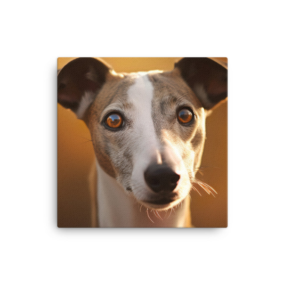 Graceful Whippet Canvas - PosterfyAI.com